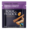 1 Case - 6 Pack, Four O'Clock - Turmeric Cinnamon Organic Fairtrade Herbal Tea,16X32G