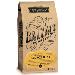 1 Case - 6pack, 340G, Balzac's - Whole Bean Coffee - Balzac's Blend