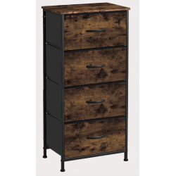 4 Drawer, Storage Cabinet (Patterned)
Size for 4 drawers: 18X12X36” (45X30X92 cm)