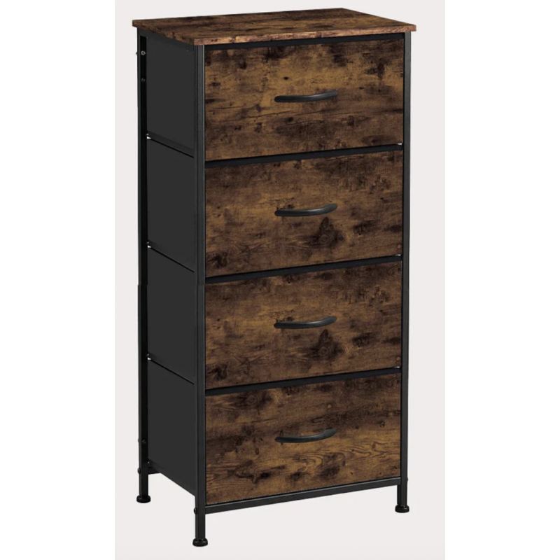4 Drawer, Storage Cabinet (Patterned)
Size for 4 drawers: 18X12X36” (45X30X92 cm)