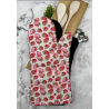 1 Pair - OVEN MITTS. Wild Red Strawberries