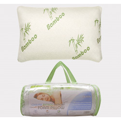 1 Case - 8pcs, Bamboo Memory Foam Pillow