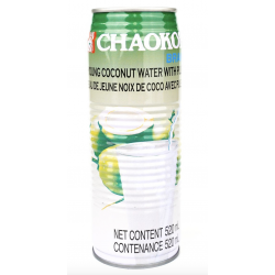 1 Case - 24pcs, Chaokoh Coconut Juice Pulp, 520ml