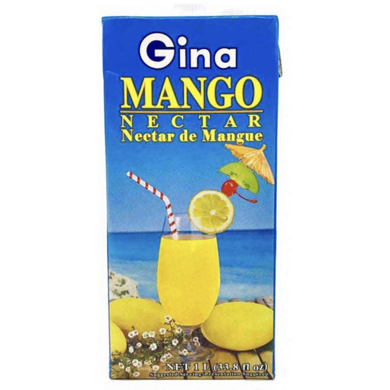 1 Case - 12pcs, Gina Mango Nectar, 1 Litre