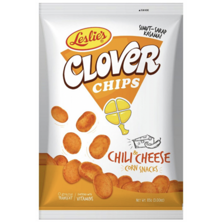 1 Case - 35pcs - Leslies Clover Chips! Chili Cheese 85g