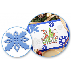 1 Case, 24 Pack - Seasonal Wonders: 20g Foam-Fun Snowflakes Asst 3-Col