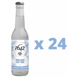 1 Case - 24pack, 275ML, 1642 SODAS - Premium Soda Mixers - Light Tonic