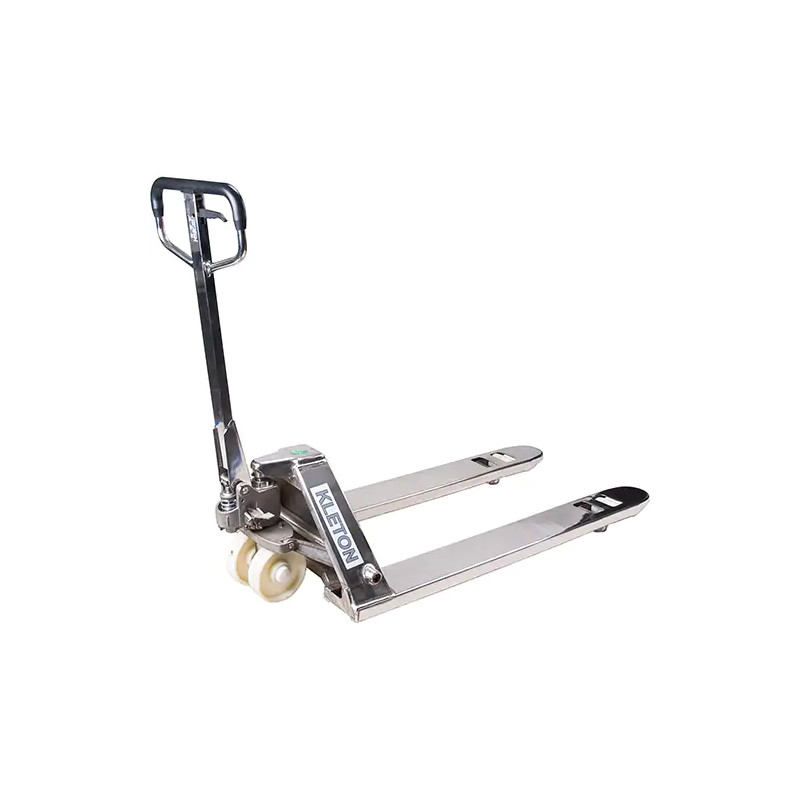 1 Case, 6pcs - Hydraulic Pallet Truck, Stainless Steel, 48" L x 27" W, 5500 lbs. Capacity