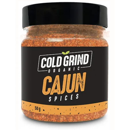 1 Case,12 Pack, 50G - COLD GRIND ORGANIC - Cold Grind Spices, Cajun Seasoning