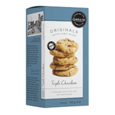 1 Case - 6 Pack, COOKIE IT UP, Handmade Specialty Cookies  - Triple Chocolate, 140g Box