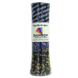 1 Case - 6 Pack, CAPE HERB & SPICE - Rainbow Peppercorns Giant Grinder, 175G