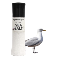 1 Case - 6 Pack, CAPE HERB & SPICE - ATLANTIC SEA SALT GRINDER, 360G