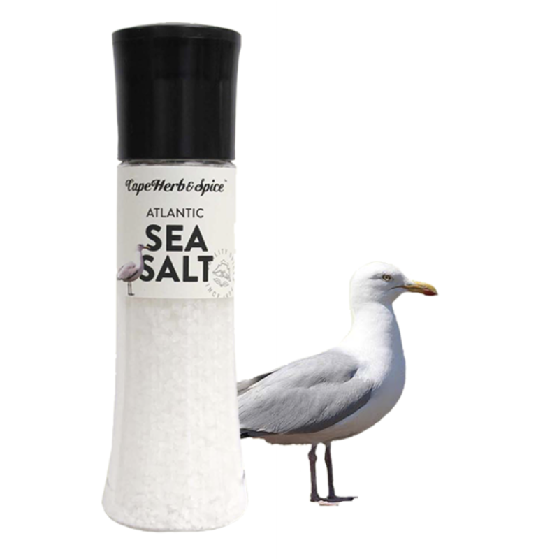 1 Case - 6 Pack, CAPE HERB & SPICE - ATLANTIC SEA SALT GRINDER, 360G