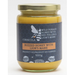 1 Case - 6 Pack, CORBICULA - Buzzed Honey with Lion's Mane, 500g