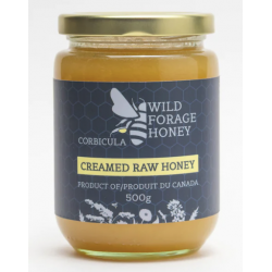 1 Case - 6 Pack, CORBICULA - Creamed Wild Forage Honey, 500g