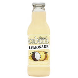 1 Case - 12 Pack - CABANA, Natural Cane Sugar Lemonade, COCONUT PINEAPPLE LEMONADE, 591ml
