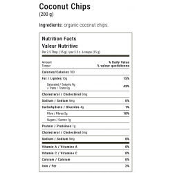 1 Case - 12 Pack - EARTH'S CHOICE, Earth's Choice Baking, Coconut Chips 200g