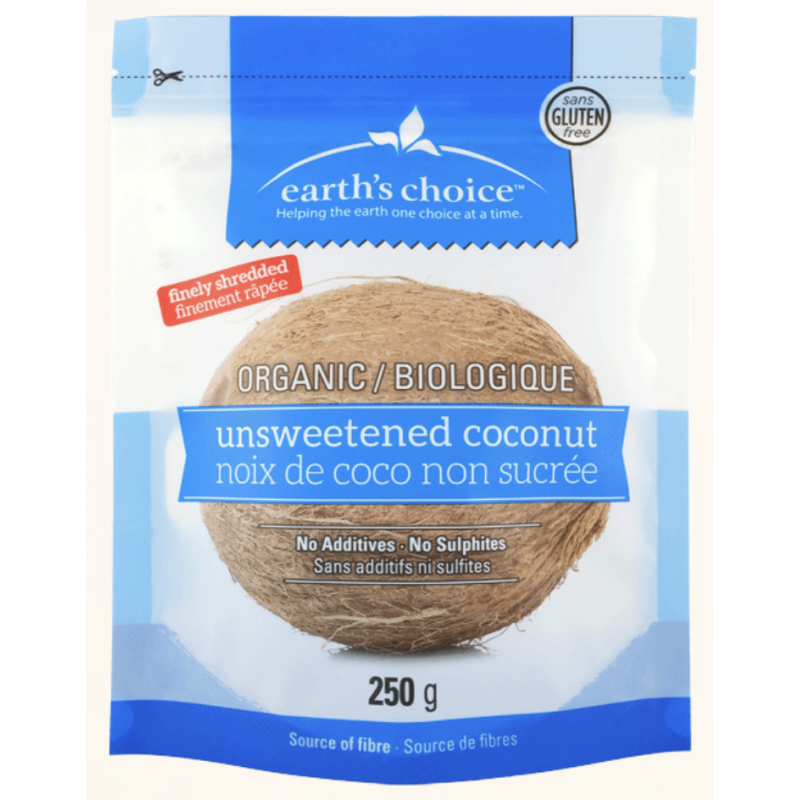 1 Case - 12 Pack - EARTH'S CHOICE, Earth's Choice Baking, Unsweetened Shredded Coconut 250g