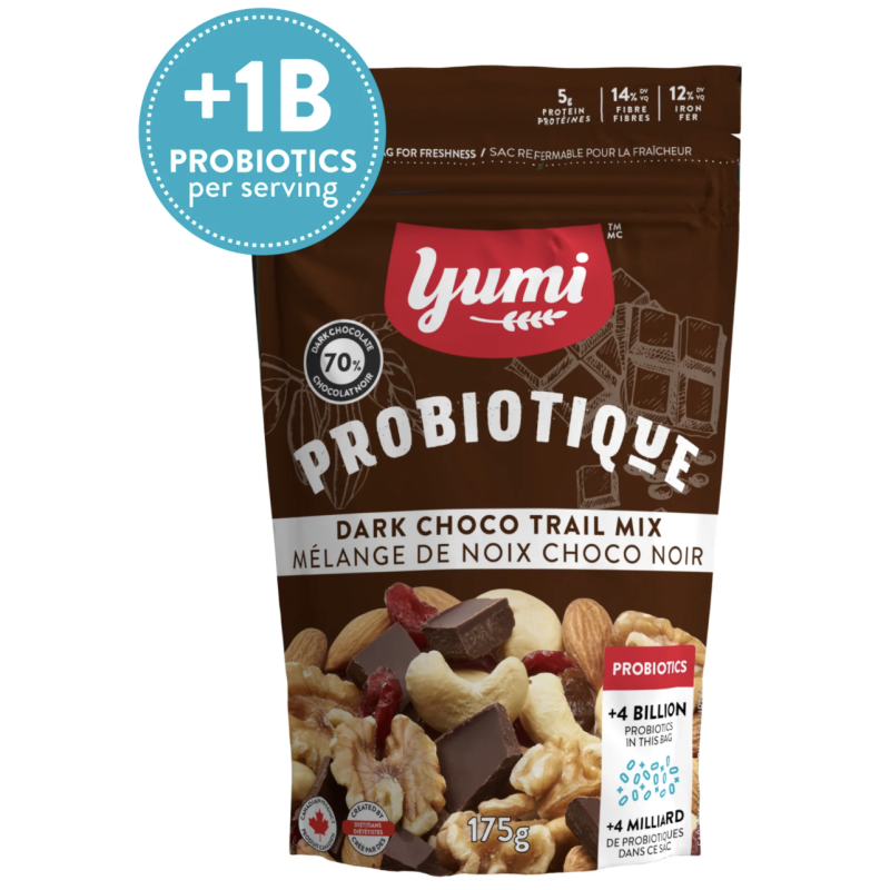 1 Case 6 Pack, YUMI - DARK CHOCO OVERNIGHT OATS, 175g