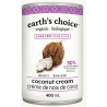 1 Case - 12 Pack - EARTH'S CHOICE, Organic Coconut Heavy Cream Guar Gum Free, 400mL