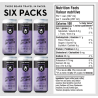 1 Case 6 Pack TWO BEARS FROTHED MOCHA OAT LATTE, 207ml