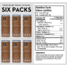 1 Case 6 Pack TWO BEARS FROTHED CHOCOLATE OAT MILK, 207ml