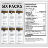 1 Case 6 Pack TWO BEARS FROTHED BLACK OAT LATTE, 207ml