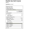 1 Case - 6 Pack - EARTH'S CHOICE, Pacific Sea Salt Coarse, 454g