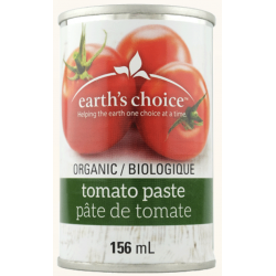 1 Case - 24 Pack, Earth's Choice Tomato's -  Organic Tomato Paste, 156ml