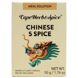 1 Case - 12pack, 50g CAPE HERB & SPICE KIT - Chinese 5 Spice Meal Kit