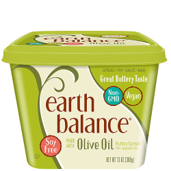 1 Case EARTH BALANCE, EXTRA VIRGIN OLIVE OIL SPREAD - 12 Pack,425g