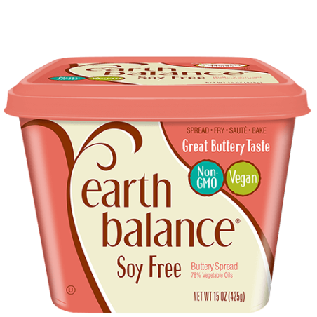 1 Case EARTH BALANCE, SOY FREE BUTTERY SPREAD - 12 PACK, 425G