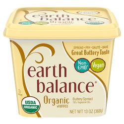 1 Case EARTH BALANCE, Organic Whipped Buttery Spread, 12 Pack, 425G