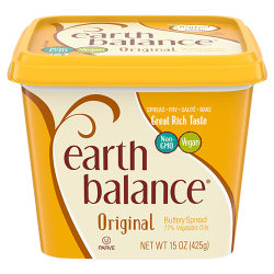 1 Case, EARTH BALANCE, ORIGINAL BUTTERY SPREAD - 12 Pack, 425G