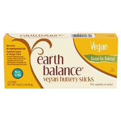 1 Case EARTH BALANCE, Vegan Buttery Sticks, 18 x 454G