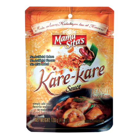 1 Case, 24 Pack, Mama Sita Kare Kare Sauce, 120g