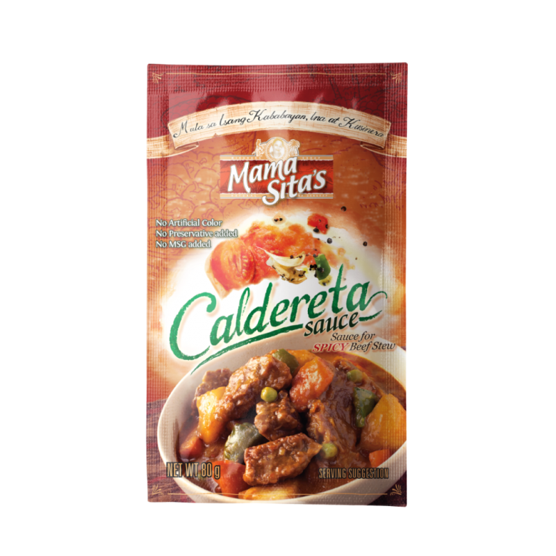 1 Case, 24 Pack, MamaSita Caldereta Sauce, 80g