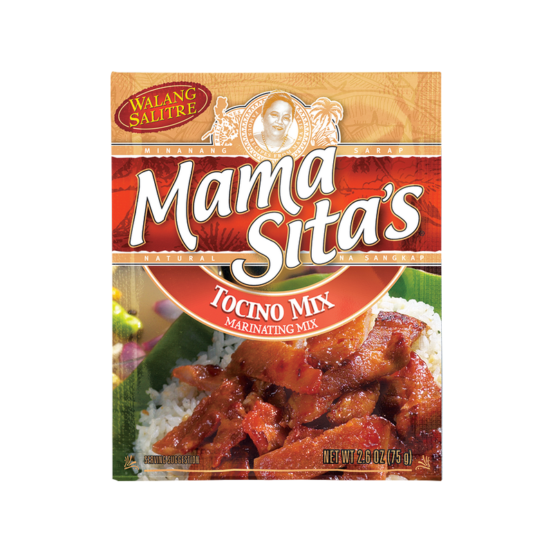 1 Case, 24 Pack, MamaSita Tocino Mix, 75g