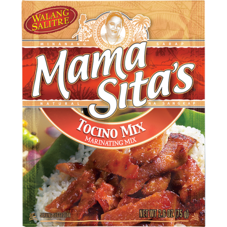 1 Case, 24 Pack, MamaSita Tocino Mix, 75g