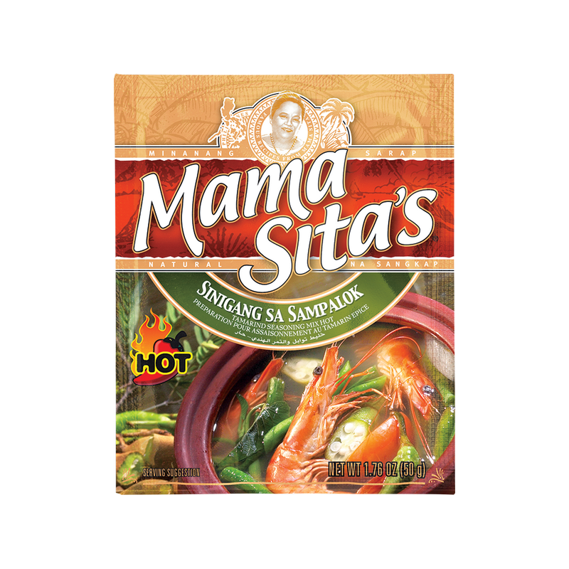 1 Case, 24 Pack, MamaSita Sinigang Tamrnd Hot, 50g