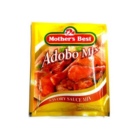 1 Case 24 Pack, MothersBest Adobo Mix, 50g