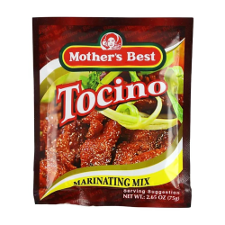 1 Case, 24 Pack, MothersBest Tocino Mix, 75g