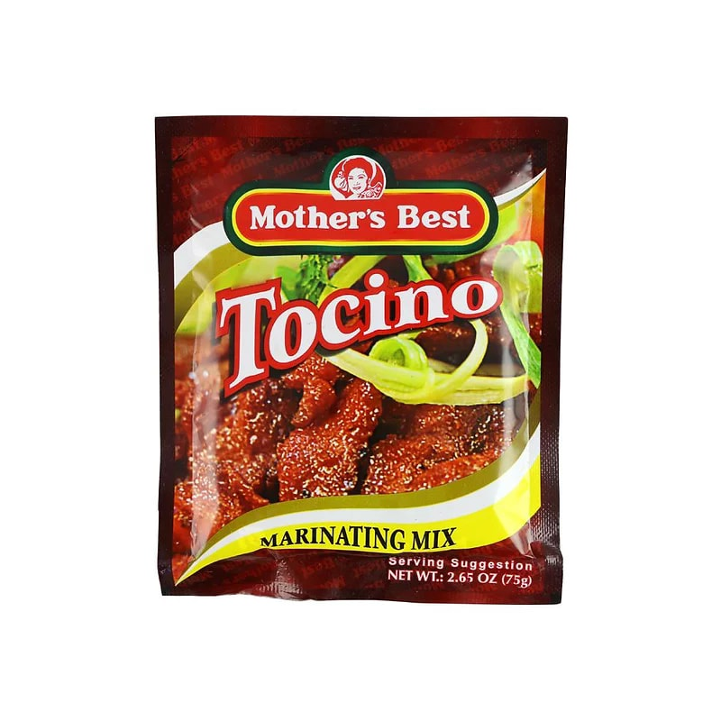 1 Case, 24 Pack, MothersBest Tocino Mix, 75g