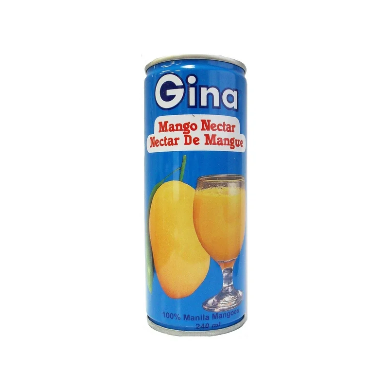 1 Case - 30 Pack, Gina Mango Nectar, 240ml