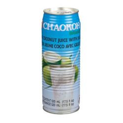 1 Case - 24 Pack, Chaokoh Coconut Juice Jelly , 520ml