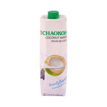 1 Case - 12 Pack, Chaokoh Coconut Water Uht, 1L