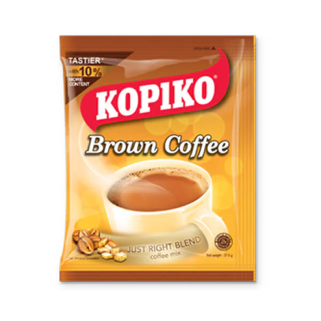 1 Case - 8 Pack Kopiko 3in1 Brown (30x27.5g)