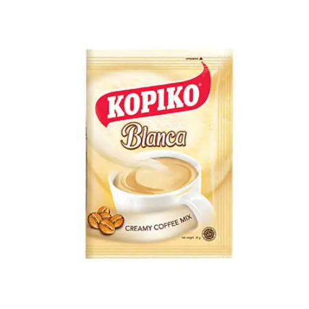 1 Case - 24 Pack, Kopiko Blanca Coffee, 10x30g