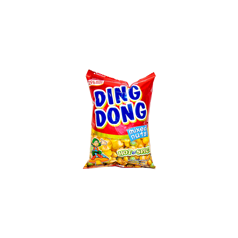 1 Case - 60 Pack, Ding Dong Hot & Spicy, 100g