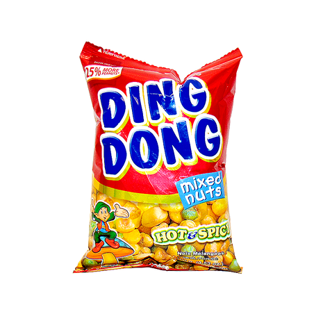 1 Case - 60 Pack, Ding Dong Hot & Spicy, 100g